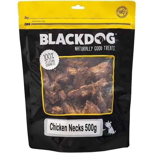 Blackdog Chicken Necks Dog Treats 500g