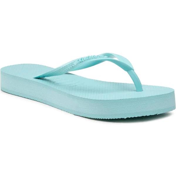 Havaianas - Slim Flatform Thongs - Sky Blue - 35/36 BR