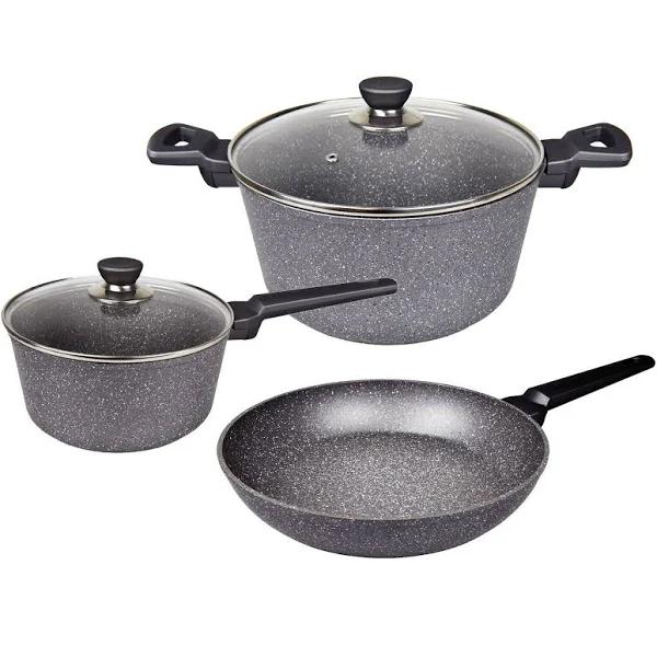 Stone Non-stick Cookware Set,frypan,saucepan,casserole, Ceramic,