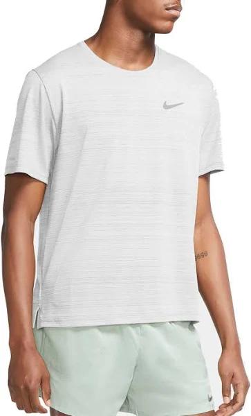 Nike Mens Dri-FIT Miler Tee White S