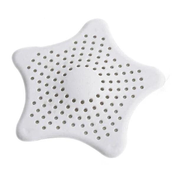 New Bathroom Drain Hair Catcher Bath Stopper Sink Strainer Shower Filter Covers - White