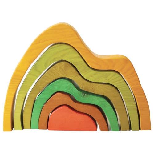 Qtoys Mountain Stacking Blocks Play Set