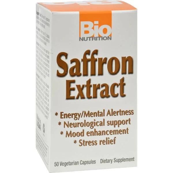 Bio Nutrition - Saffron Extract - 50 Vegetarian Capsules