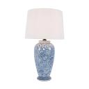 Rose Bush Ceramic Jar Table Lamp 67cm | Blue | Lighting | Early Settler Furniture