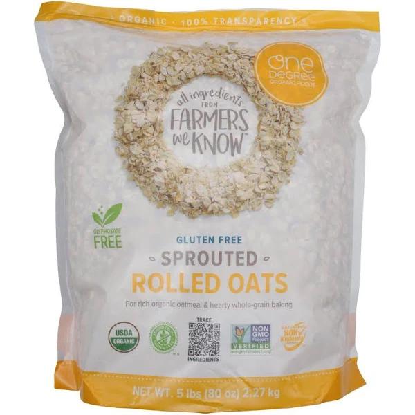 One Degree Gluten Free Sprouted Rolled Oats 5 lbs