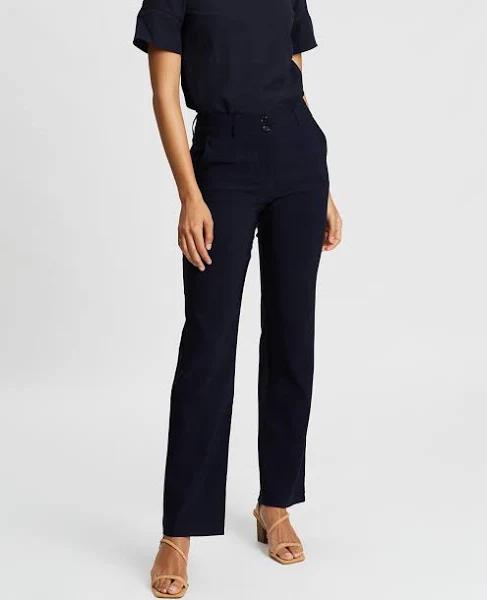 Forcast Women's Annalee Classic Pants - Navy - 12