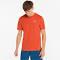 Puma Men's Tee Shirt Cherry Tomato Heather Run Favorite Crewneck Tee M