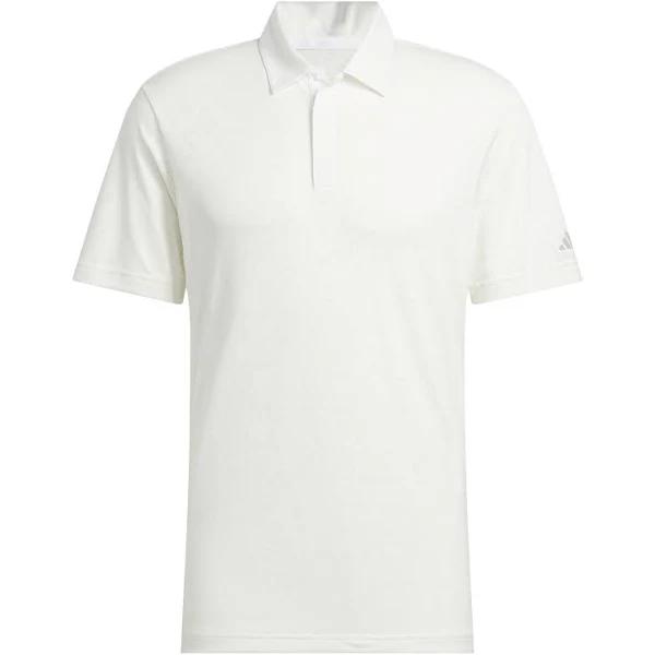 adidas-Ultimate365 Tour HEAT.RDY Jacquard Polo Shirt-Men-White-L