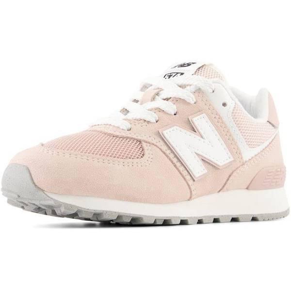 New Balance - Girl's Pink Sneakers - 574 V1 Laces Grade School - Size One Size, 7 at The Iconic