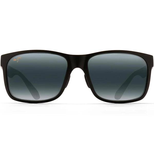 Maui Jim Red Sands Polarised Sunglasses Matte Black