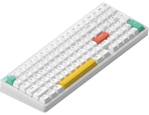 NuPhy Halo96 RGB White Wireless Mechanical Keyboard, Red SW