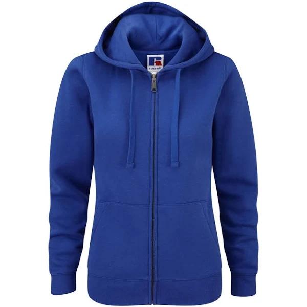 Russell Ladies Premium Authentic Zipped Hoodie (3-Layer Fabric) Bright Royal Ladies Hoodie