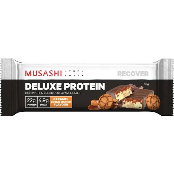 Musashi Deluxe Protein Bar Caramel Cookie Crunch 60g