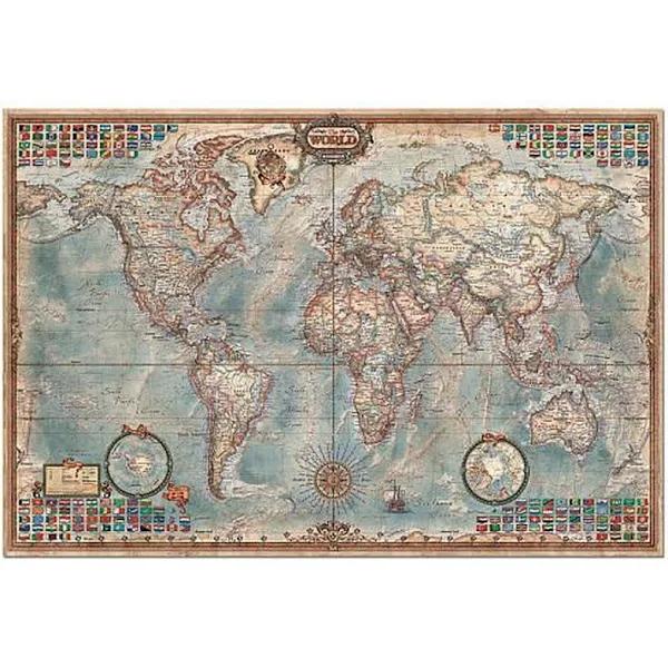 Educa - The World, Executive Map Puzzle 4000pc