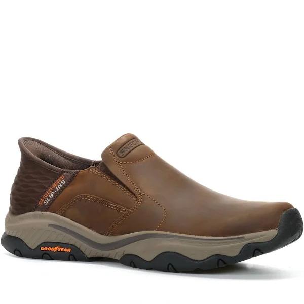 Skechers Slip-Ins Relaxed Fit: Craster - Lanigan Dark Brown / 8