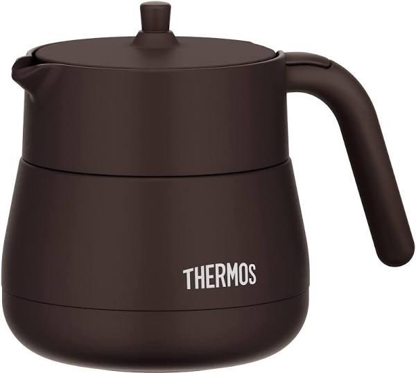 Thermos Vacuum Insulated Teapot 450ml Brown by My Cookware Australia