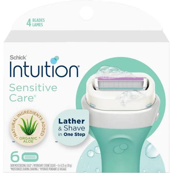 Schick Intuition Sensitive Care Replacement Cartridges 6 Cartridges