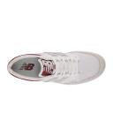 New Balance 480 Sneakers in White & Red