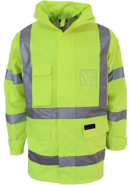 DNC HiVis x Back Rain Jacket Biomotion Tape (3996) 3XL / Yellow