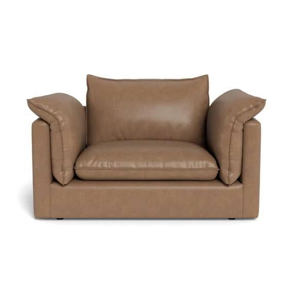 Sorrento Leather Armchair Camel by Freedom