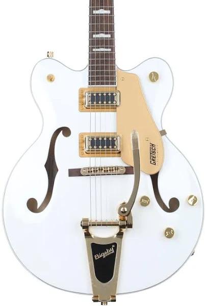 Gretsch G5422TG Electromatic Classic Hollow Body Double-Cut with Bigsby, Snowcrest White