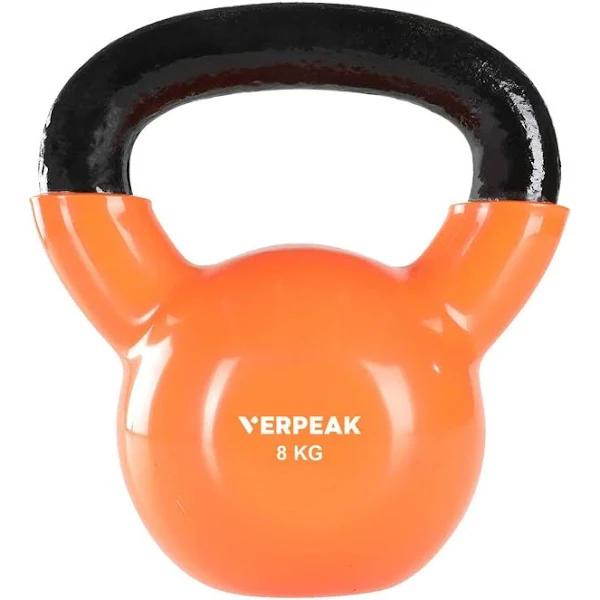 Verpeak Vinyl Kettlebell 8kg (Orange)