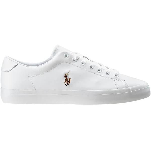 Ralph Lauren Longwood Leather Trainers White