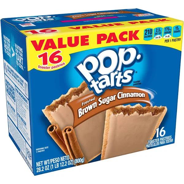 Pop-Tarts Breakfast Toaster Pastries, Frosted Brown Sugar Cinnamon Fla