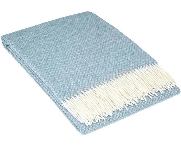 Chiswick Throw - Merino Wool/Cashmere - Blue