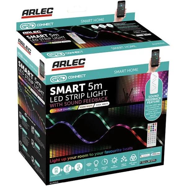 Arlec 5m Colour Changing Grid Connect Smart LED with Sound Sync