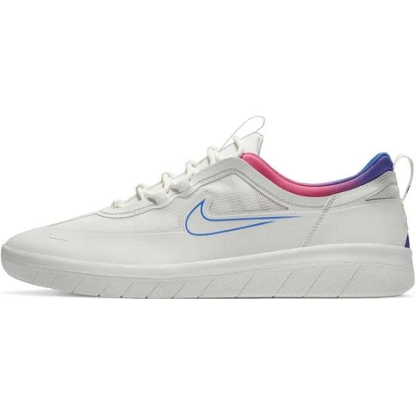 Nike SB Nyjah Free 2 Summit White Pink Blast Racer Blue