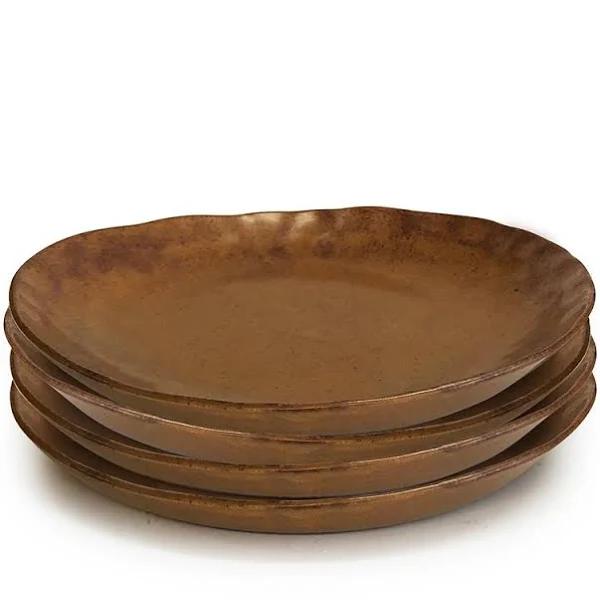 Salt&Pepper Nomad Side Plates - Set of 4 - Rust - Side Entree Plates