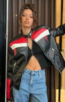 Top Model Biker - Onyx - XS - Women's Jackets - Lioness Fashion | AfterPay Available