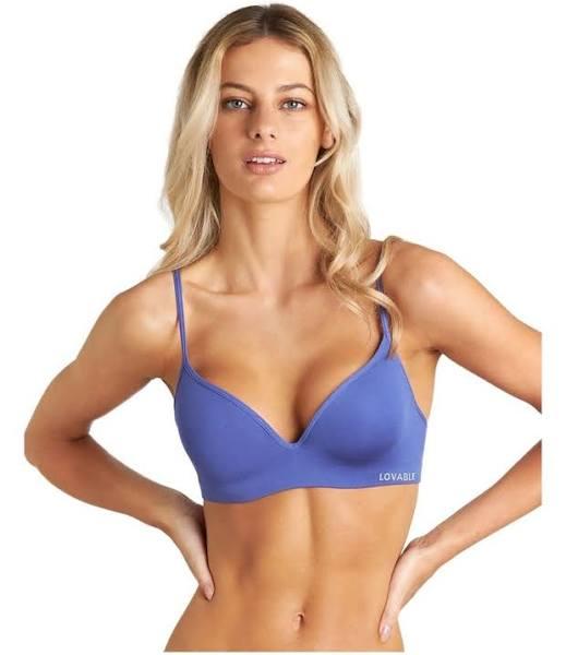 Lovable Sexy and Seamless Contour Bra LLSG146B Navy Blue