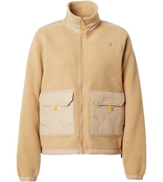 The North Face Royal Arch Quilted Fleece Zip Up Jacket in Beige and stone-Neutral