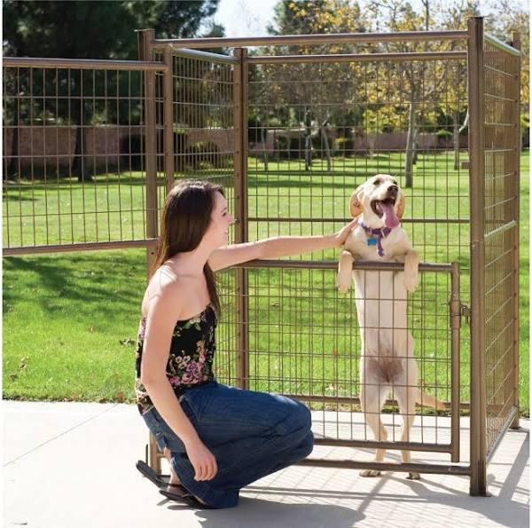 1.7m Height Double Door Pet Pen Dog Enclosure Kennel