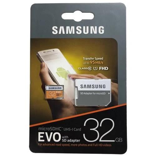 Samsung Evo 32GB Micro SD Card SDHC UHS-I 95MB/s Mobile Phone TF Memory Card