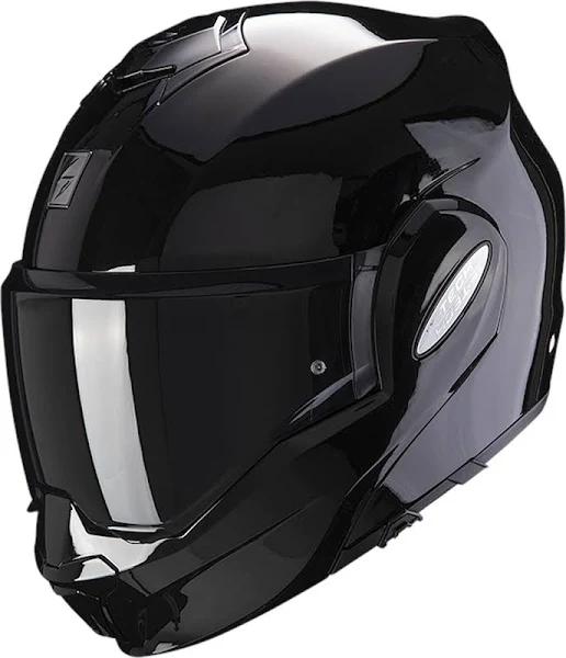 Scorpion EXO-Tech Evo Solid Black Modular Helmet Size XS