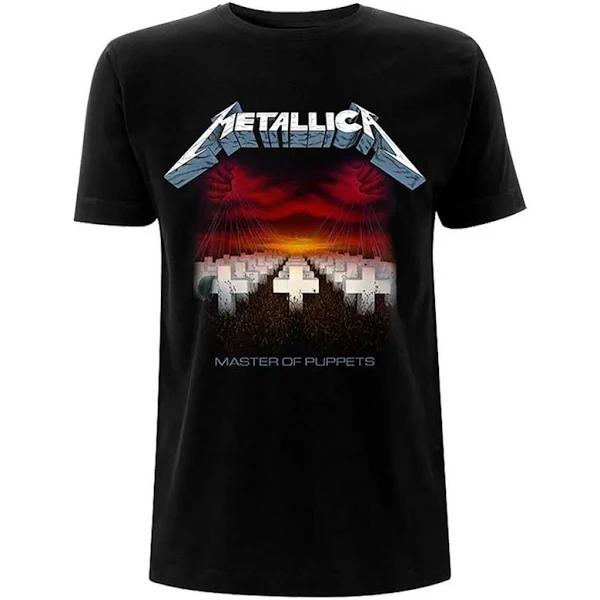 Metallica Master of Puppets Tracks T Shirt, XXL