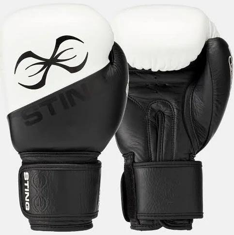 Sting Orion Boxing Gloves, Black/White / 16oz