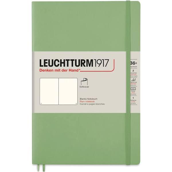 Leuchtturm1917 - Notebook - Softcover - B6+ - Sage, Plain