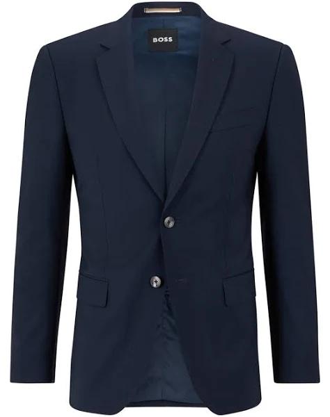 Boss H Huge Slim Fit Suit Jacket - Navy - Size 44S