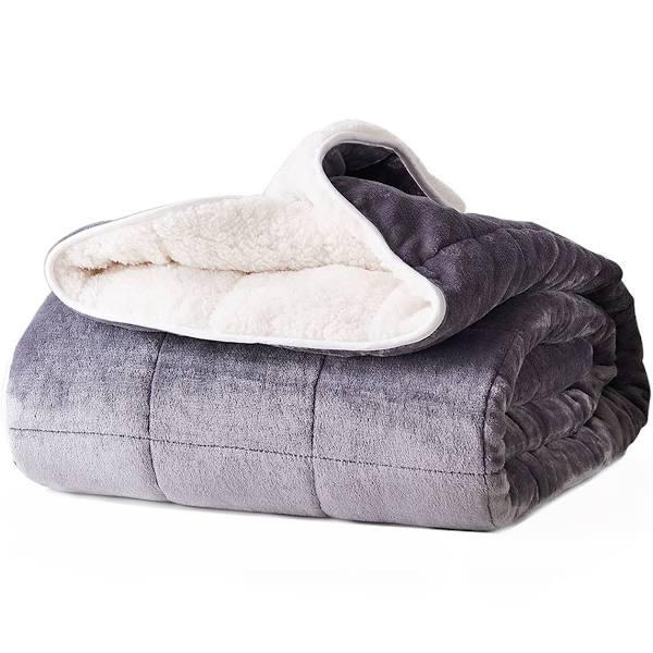 DreamZ - Weighted Blanket Heavy Gravity Deep Relax Ultra Soft 5kg Adults - Grey