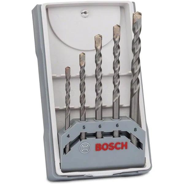 Bosch 5pc X-PRO Silver (2.607.017.080) 5pce 4mm-8mm CYL-3 Concrete Drill Bit Set