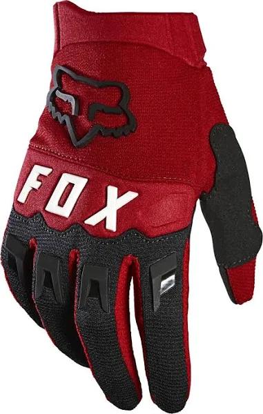 Fox Youth Dirtpaw Gloves - Flame Red X-Small