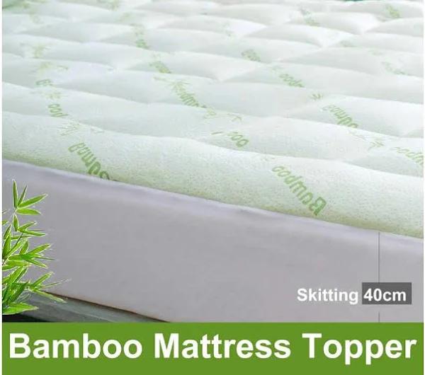 Luxton Bamboo Mattress Topper 800GSM ( King Single Size)