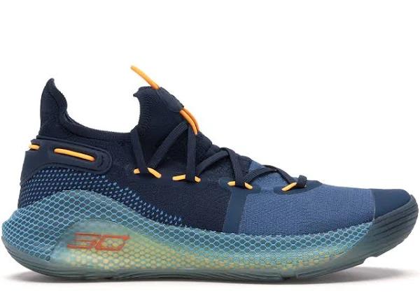 Under Armour Curry 6 'Underrated' Sneakers | Blue | Men's Size 11