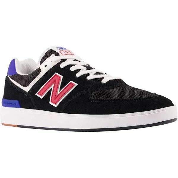 New Balance Court 574 Trainers Black White Pink - 47.5