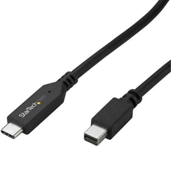 StarTech 1.8m / 6ft USB C to Mini DisplayPort Cable - 4K 60Hz - Black