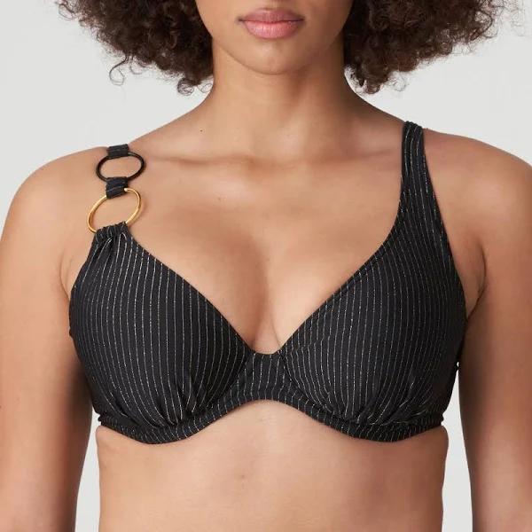 Prima Donna Solta Half Padded Plunge Bikini Top Black 12E